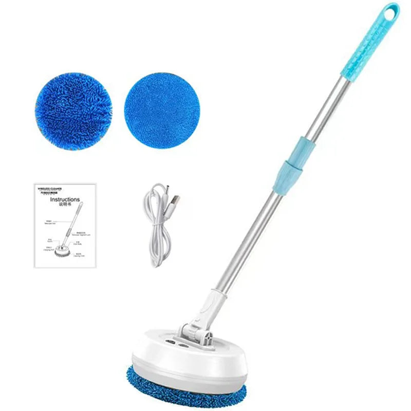 Electric Mop Cleaning Machine Automatic 2 in 1 Wet & Dry Home Cleaner Car Wireless Electric Spin Mop Ceiling Door WindowsCleaner
