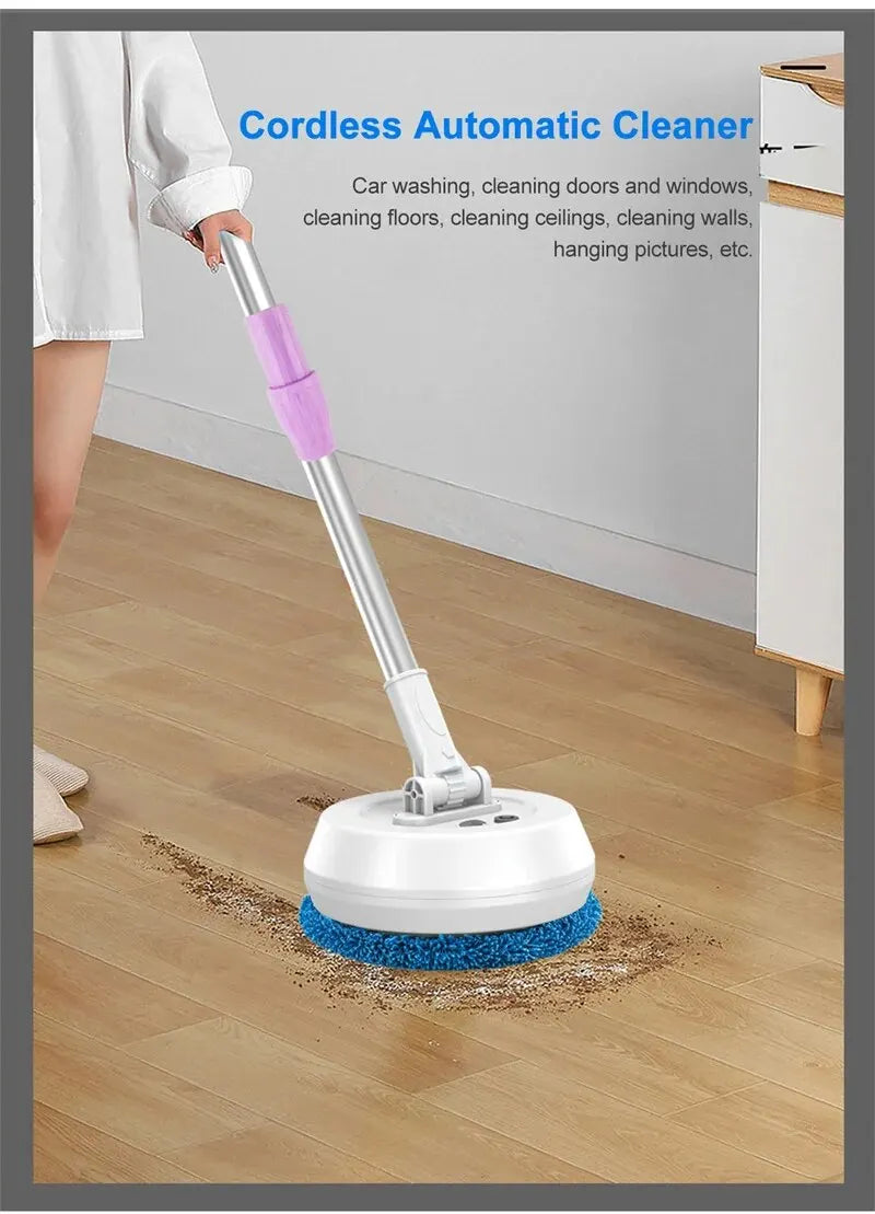 Electric Mop Cleaning Machine Automatic 2 in 1 Wet & Dry Home Cleaner Car Wireless Electric Spin Mop Ceiling Door WindowsCleaner