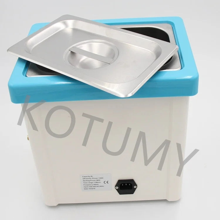 5L Cleaning Machine Glasses Cleaning Ultrasonic Portable Ultrasonic Watch Jewelry Denture Mirror Cleaning Machine