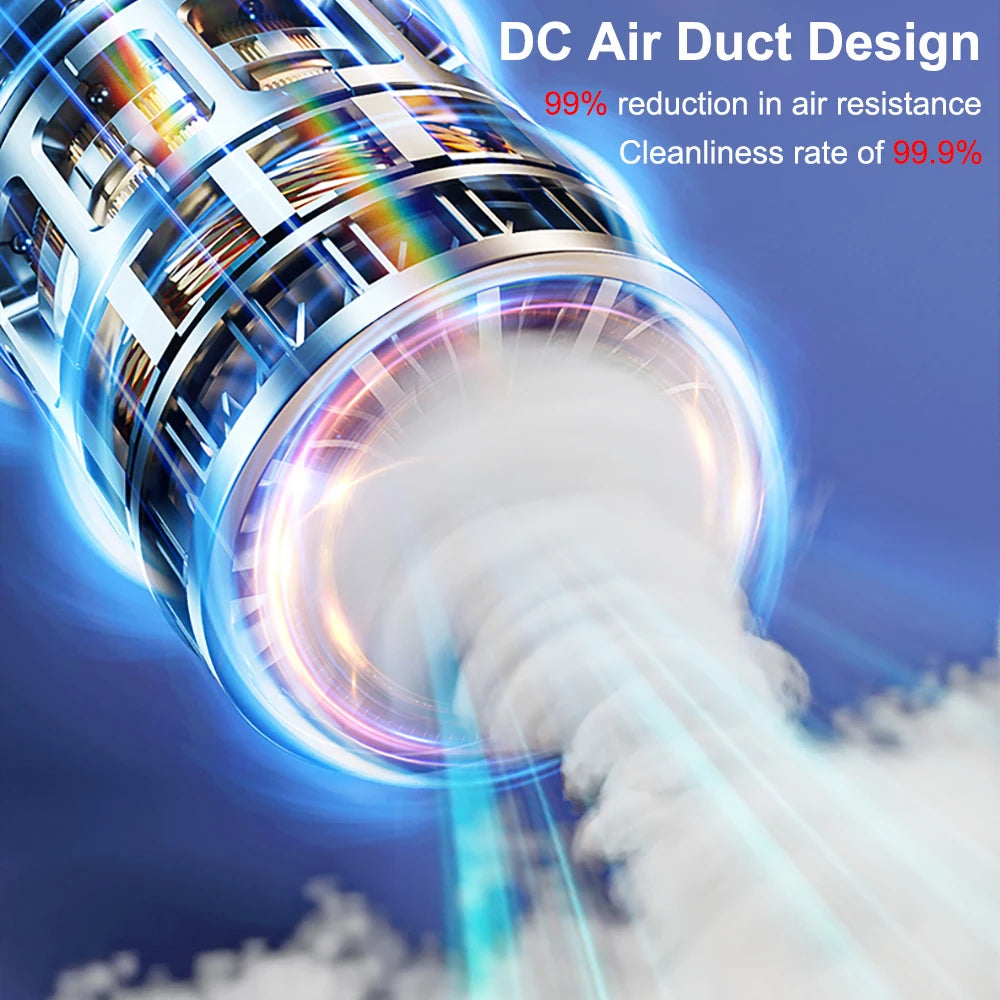 Car Vacuum Cleaner Strong Suction Cleaning Mini Machine Wireless Portable Handhled Blower Machine Air Duster for Home Appliances