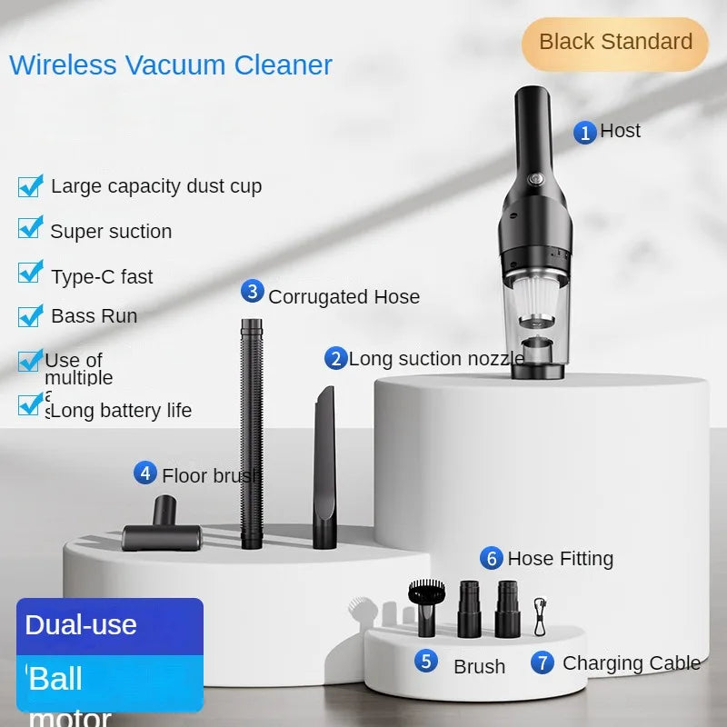 Multifunction Cleaning Machine Car and Home Use Wireless Vacuum Cleaner Handheld High Power Vacuum Portable Wireless Cleaner