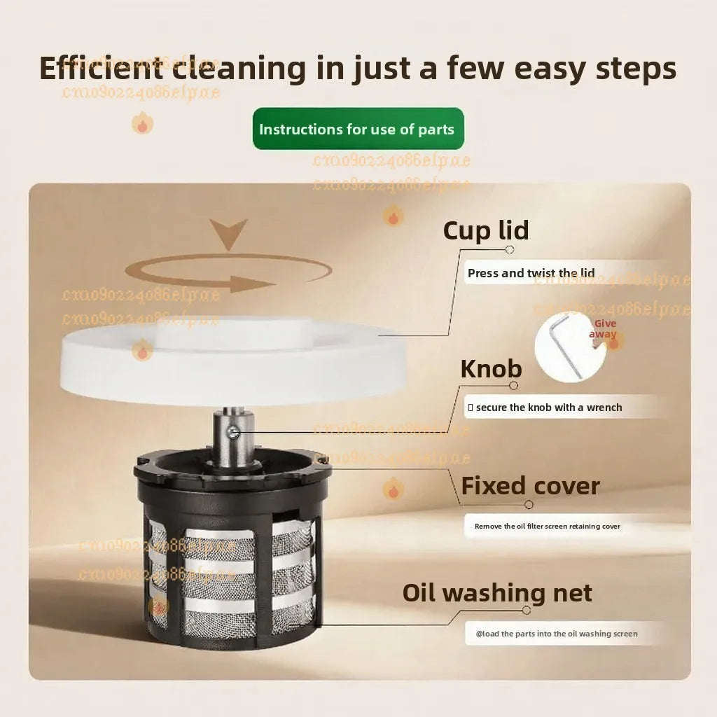 Watch Cleaning Machine Fully Automatic  for Small Precision Movement Component Maintenance, Cleaning and Watch Repair Tool