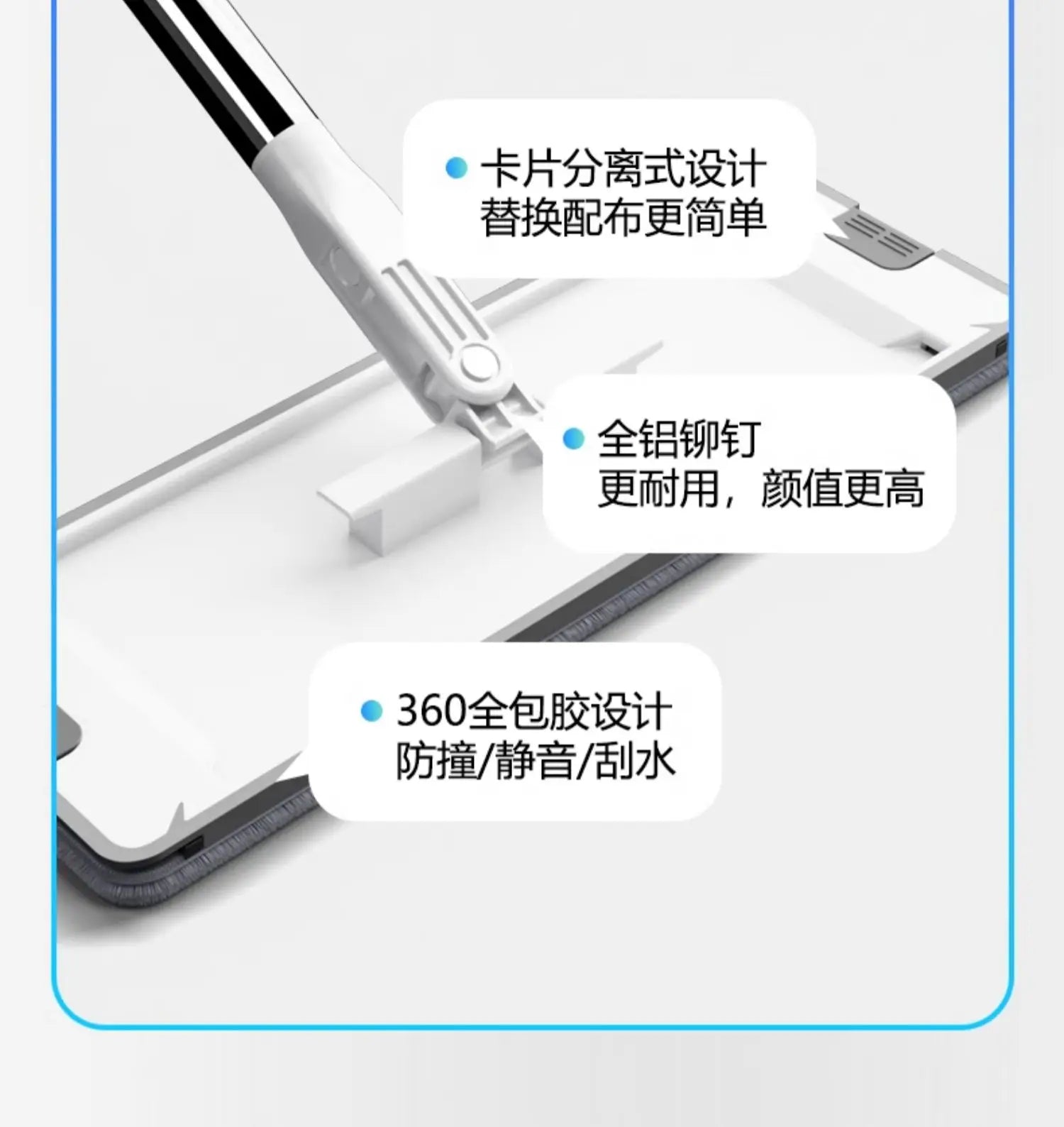 Hand-washable automatic cleaning high-end electric self-cleaning mop machine household