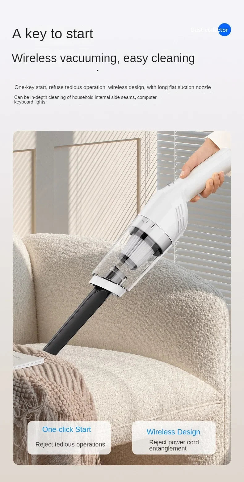Multifunction Cleaning Machine Car and Home Use Wireless Vacuum Cleaner Handheld High Power Vacuum Portable Wireless Cleaner